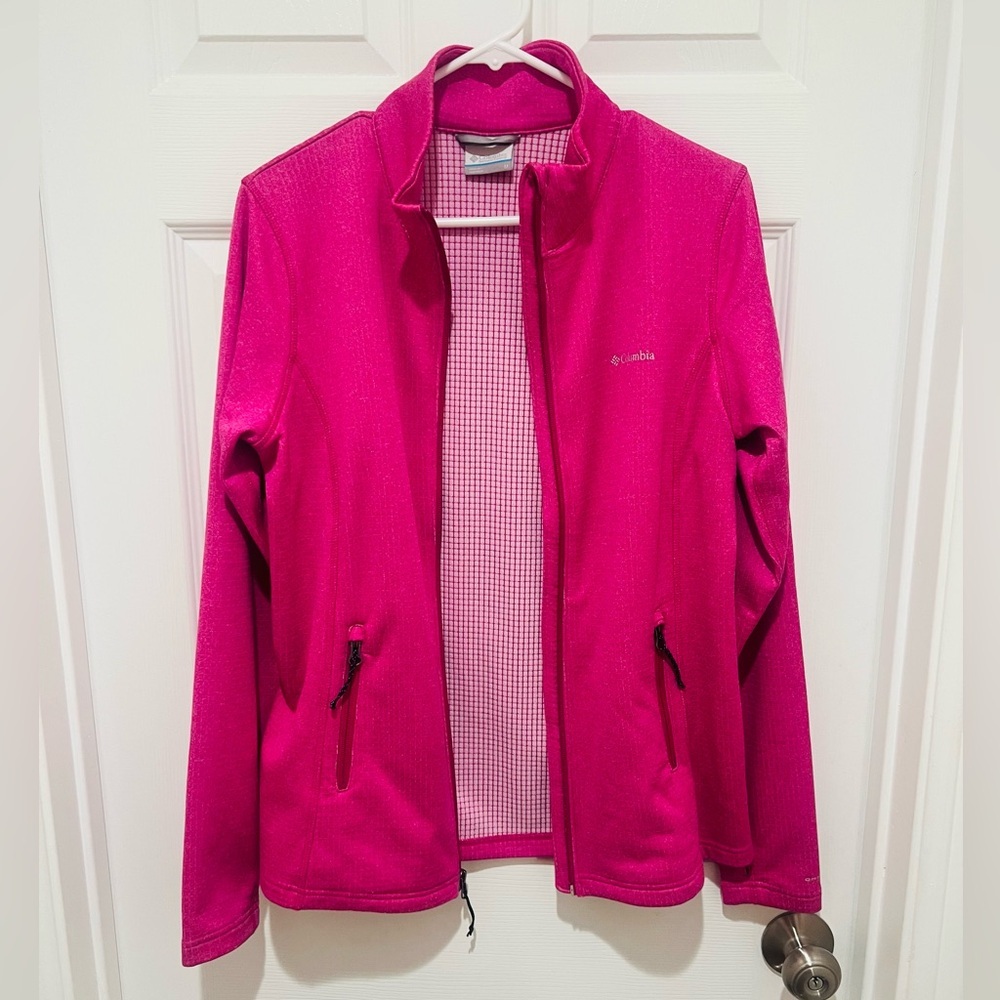Columbia Fuchsia Zip-Up Jacket - Picture 2 of 6